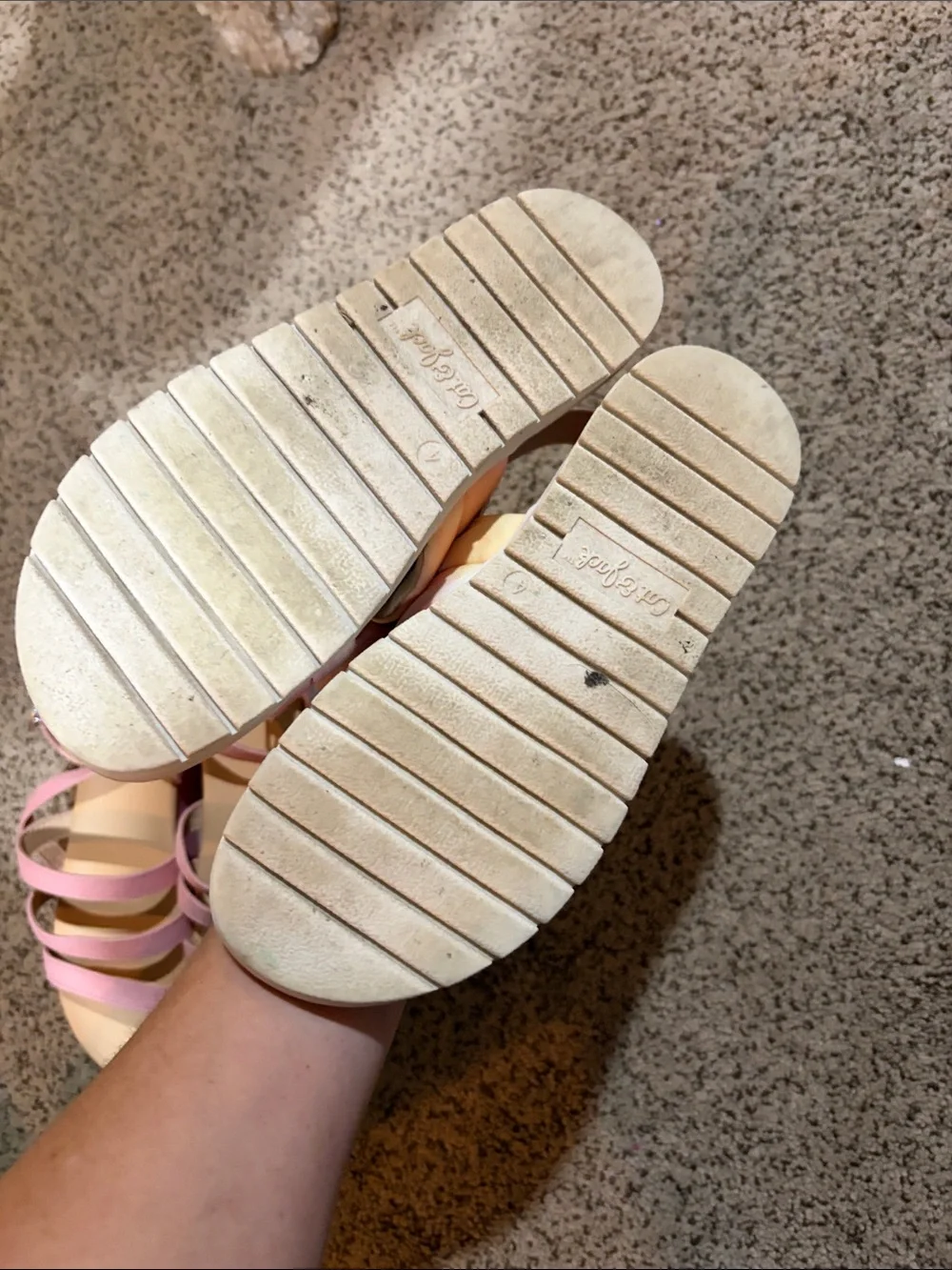 Kids Pink Strappy Sandals and Comfortable Everyday Summer Shoes